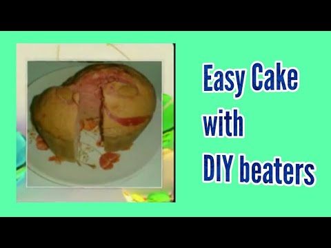 Easy Cake with mini beaters
