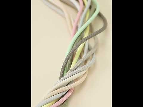 Custom 3mm Shoes Drawstring Bag Cords – Rubber & Silicone High-Quality Custom Cords