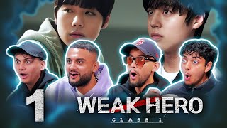 INSANE FIRST EPISODE!!! | BROTHERS watch Weak Hero Class 1 Episode 1 | FIRST TIME REACTION