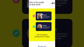 Dark Mode Emails Explained in 40 Seconds #emaildesign #emailtips #emailmarketing #emailstrategy