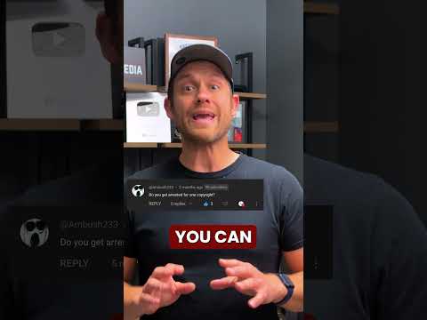 Do you get arrested for one copyright? #shorts