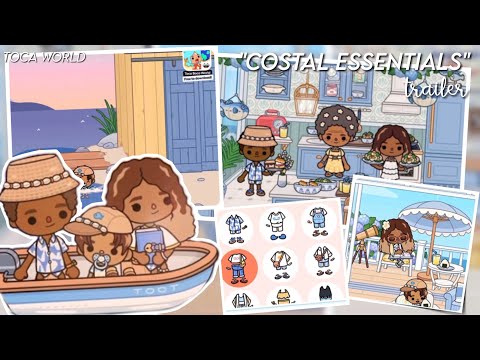 TOCA WORLD "COSTAL ESSENTIALS" TRAILER! A deep-dive, everything to expect! 🐚🌊