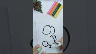 #diydrawing #easydrawing #kidslearning #coloring #howtodraw #cuteandeasyart #painting #shorts