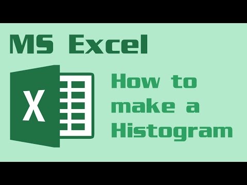 How to make a Histogram in Excel