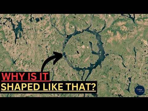 Quebec's "Ring" Shaped Lake | "Eye of Quebec"