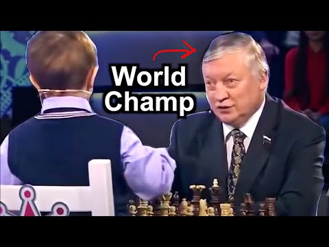 3 Year Old Chess Prodigy Vs. Chess World Champion