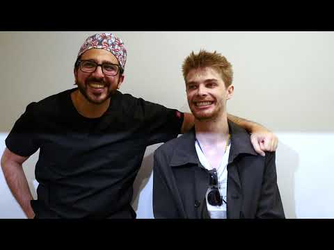 Matt's big implant reveal | Watch Dr Misagh Habibi deliver Matt's final implant teeth 2 days post-op