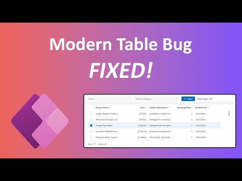 Power Apps: Fixing the Refresh Bug with Modern Tables
