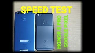 Honor 8 Pro vs Google Pixel - Speed Test and Comparison