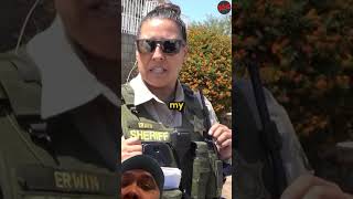 #copsowned #firstamendment #idrefusal #police #tyrant #policeofficer #prisonfood #cdcr