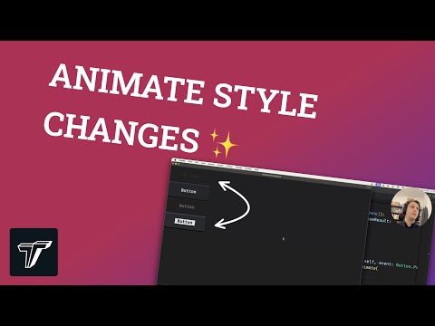 How to animate style changes programmatically in Textual