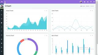 Responsive Admin Dashboard Template - Minimal