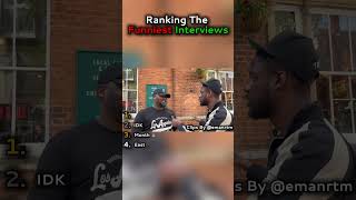 Ranking The Funniest Interviews  Clips by @emanrtm #funny #memes #trivia #shorts #interview