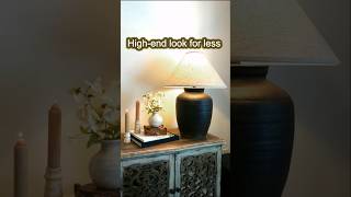 DIY High-End Lamp for Less #diy #thrifteddecor #decoratingonabudget #thriftedhome #diyideas