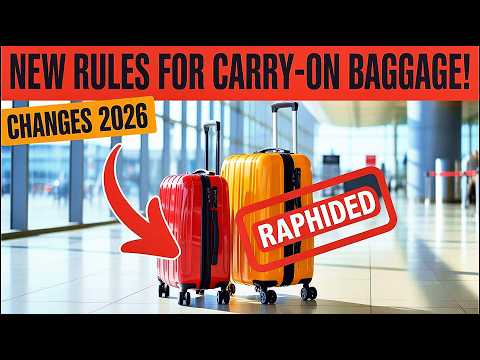 NEW 2026 Carry-On Rules TSA Can Stop You For ✈️