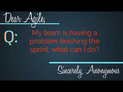 Agile Literacy's Dear Agile: Trouble Sprinting to the Finish