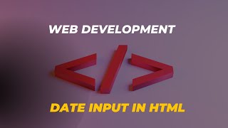 49-html date input
