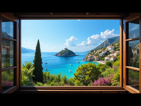 gold framed vintage window