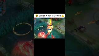 Nuclear Combo Gusion 🔥🔥 #gusionfreestyle #gusion #mlbb2025 #mobalegends5v5india #mlbbusa