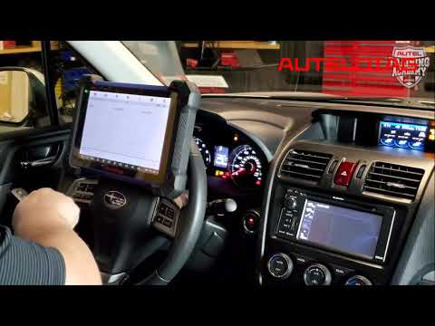 How to add a prox key to a Subaru with Autel IM608 tablet