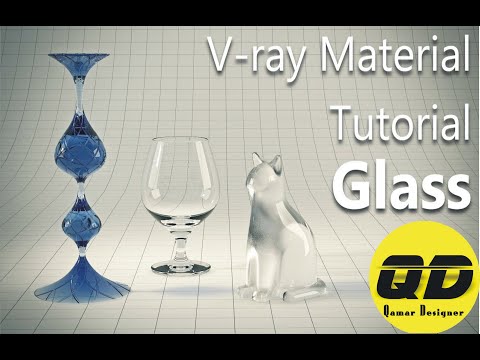 HOW TO MAKE GLASS MATERIAL IN 3D MAX(V-Ray Rendering)