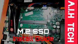 How To Install An M 2 SSD In Your Laptop Acer A315-51-33TS | By A.I.H Tech