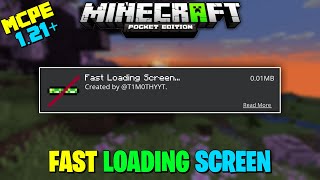 Fast Loading Screen For Minecraft Pe 1.21+
