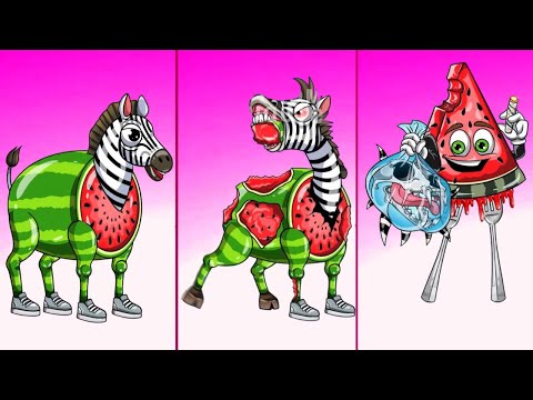 Sprunki brainrot Zibra Zubra Zibralini Phases #sprunki#brainrot