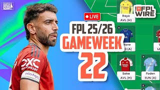 Gameweek 22 Pod FPL  | The FPL Wire | Fantasy Premier League Tips 2025/26