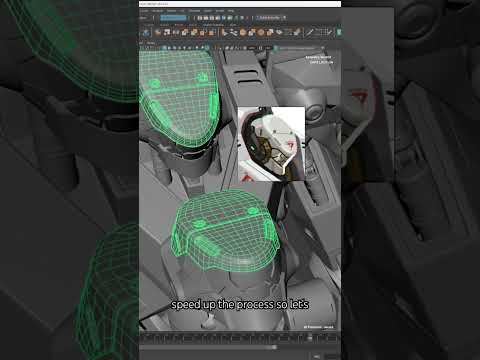Speed up your workflow with Maya’s duplicate Special! #mayamodeling #3dartist #3dmodeling