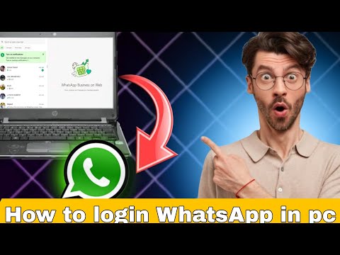 How to login What'sapp in pc|computer ma WhatsApp login kasy krn
