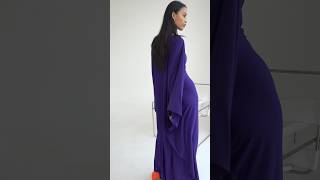 Violet esmenewyork.com #longdress #eveningdress #summerwearcollection #eveningwear #ootd #abaya