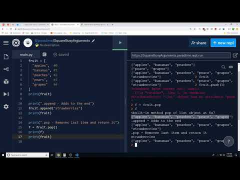 Teals 2.5: List Manipulation
