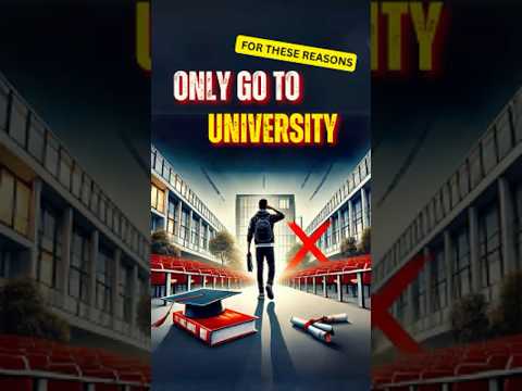 Only go to university for these reasons!!!  #university #entrepreneurmindset #businessstartup