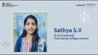 Sathya’s Success Story: From Student to Job-Ready with FutureSkills Prime