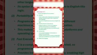 Complete C notes Series  !!  Part 3 🖥️ #shorts  #programming  #cprogramming  #programmer #coder