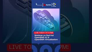 Happening TODAY at 3PM! Don’t miss the OpenShift AI Webinar  #careergrowth #openshift #certification