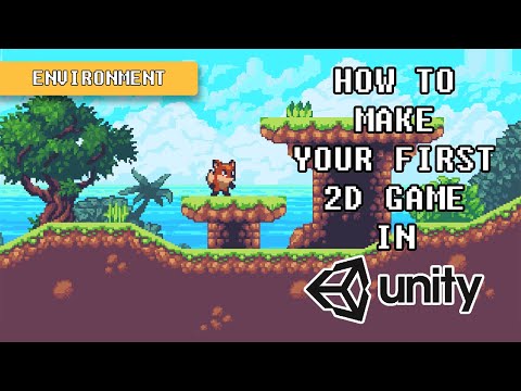 How to make your FIRST GAME in UNITY - Environment & Jumping