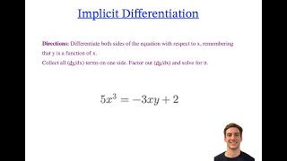 Math Calculus: Implicit Differentiation (Calculus Tricks)