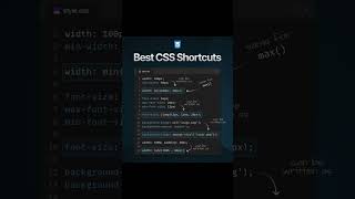 CSS Shortcuts Every Developer MUST Know! ⚡🔥 #shorts #css