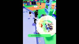 He won my ROBUX GIVEAWAY so i surprised him with ROBUX! #freerobux #plsdonate #viral #blowup