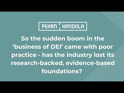 Rethinking DEI: Has the industry lost its research-backed, evidence-based foundations?