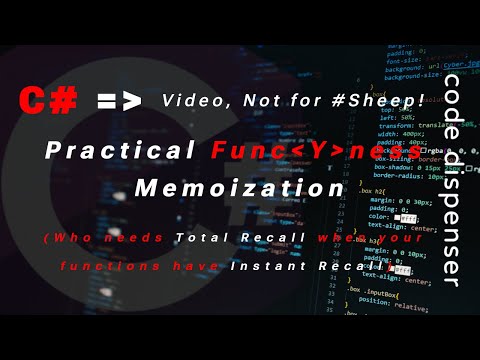Practical Func＜Y＞ness: Instant Recall with Memoization