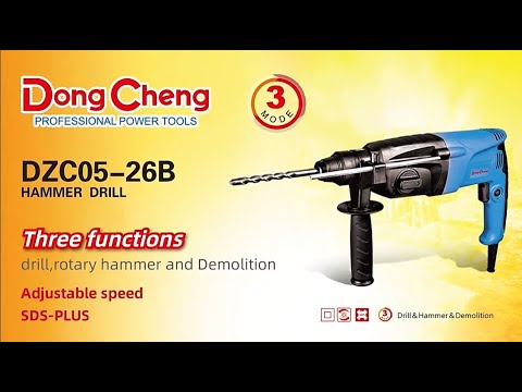 Dongcheng (DCดีจริง) DZC05-26B สว่านโรตารี่ 3ระบบ SDS Plus 26 มม. ซ้าย-ขวา
