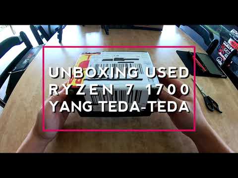 Unboxing Used Ryzen 7 1700 Processor | Sabahan Budget Pc Build