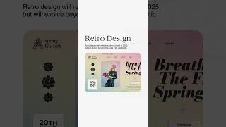 2025 is here and here are the web design trends it brought with it! #webdesign #uidesign #trending
