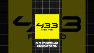 Free PSD 🔥 | 433 Design 🟡 | Tutorial (UCL K.O)