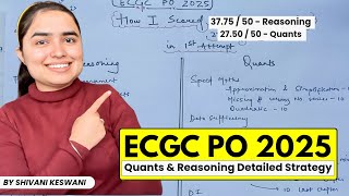 ECGC PO 2025 • How I Scored 65/100 in Quants & Reasoning in 1st attempt • Daily to-do list