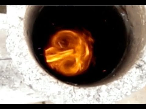 Rocket Mass Heater Batchbox First Test Burn From Cold