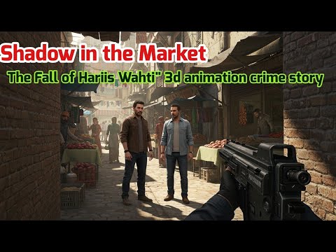 "Shadow in the Market: The Fall of Hariis Wahti" 3d animation crime story
